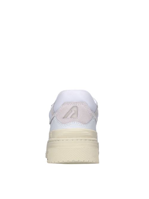 Sneakers in pelle e tessuto AUTRY | ROLW MM15BIANCO